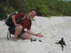 Roy with Aquatic Lizard.JPG (690612 bytes)